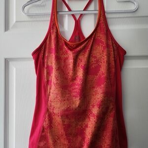 Athletic Works Pink and Orange Tank Top